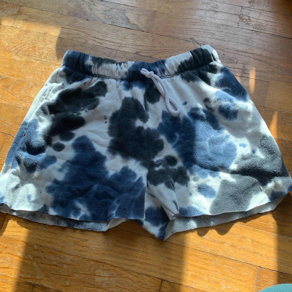 Tie dye cozy shorts